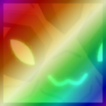 Shiny Rainbow Titanic Wood Spirit