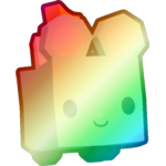 Shiny Rainbow Toy Mouse