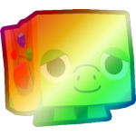 Shiny Rainbow Treasure Turtle