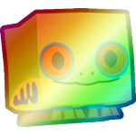 Shiny Rainbow Tree Frog