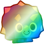 Shiny Rainbow Triceratops