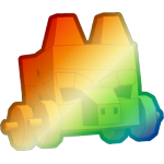 Shiny Rainbow Trojan Horse