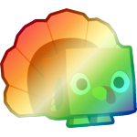 Shiny Rainbow Turkey