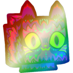 Shiny Rainbow UV Cat