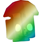Shiny Rainbow Umbrella Bear