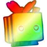 Shiny Rainbow Valentines Bee