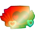 Shiny Rainbow Valentines Dominus