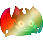 Shiny Rainbow Vampire Dragon