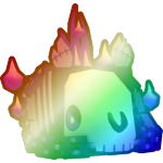 Shiny Rainbow Veil Horse