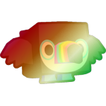 Shiny Rainbow Vibrant Toucan