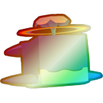Shiny Rainbow Vibrant Whale