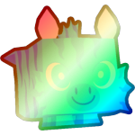 Shiny Rainbow Water Zebra