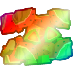 Shiny Rainbow Watermelon Golem