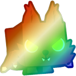 Shiny Rainbow Werewolf