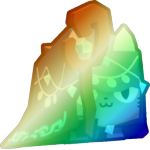 Shiny Rainbow Wise Cat