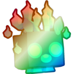 Shiny Rainbow Wisp Deer