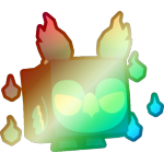 Shiny Rainbow Wisp Owl