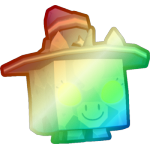Shiny Rainbow Wizard Unicorn