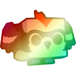 Shiny Rainbow Woodpecker
