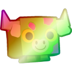 Shiny Rainbow Zombie Bull
