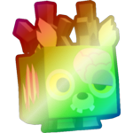 Shiny Rainbow Zombie Deer