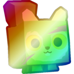 Shiny Rainbow Zombie Squirrel