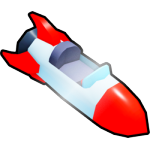 Shiny Rocket Hoverboard