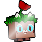 Shiny Rose Garden Cat