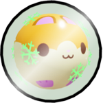 Shiny Snow Globe Hamster