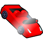 Shiny Supercar Hoverboard