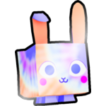 Shiny Tiedye Bunny