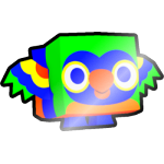 Shiny Tropical Parrot