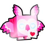 Shiny Valentines Owl