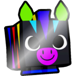 Shiny Vibrant Zebra