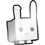 Shiny White Bunny