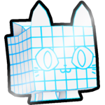 Shiny Wireframe Cat