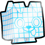 Shiny Wireframe Dog