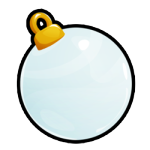 Silver Christmas Ornament