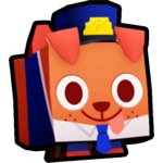 Train Conductor Dog